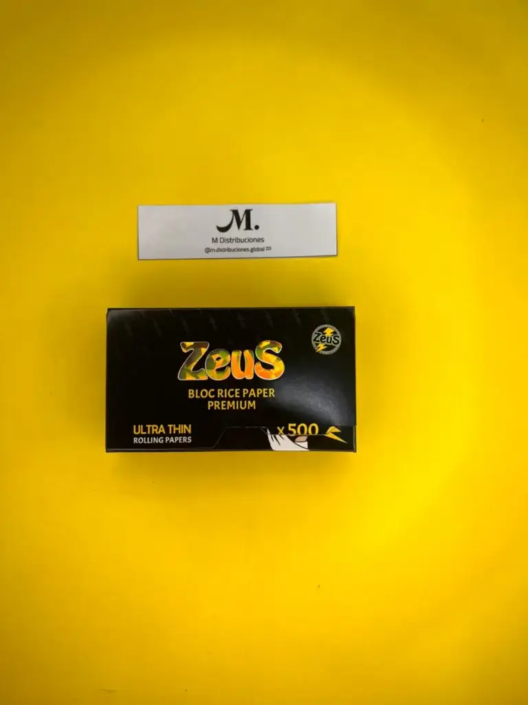 124090 PAPEL ZEUS ARROZ PREMIUM BLOCK x 500 