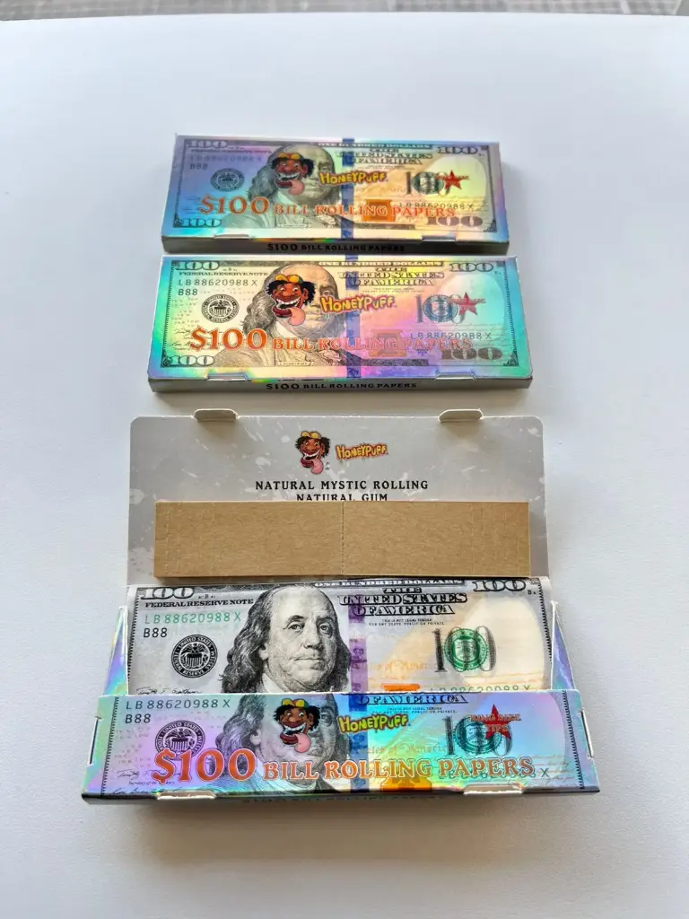 12423 PAPEL DOLAR HONEYPUFF KING SIZE + TIPS 