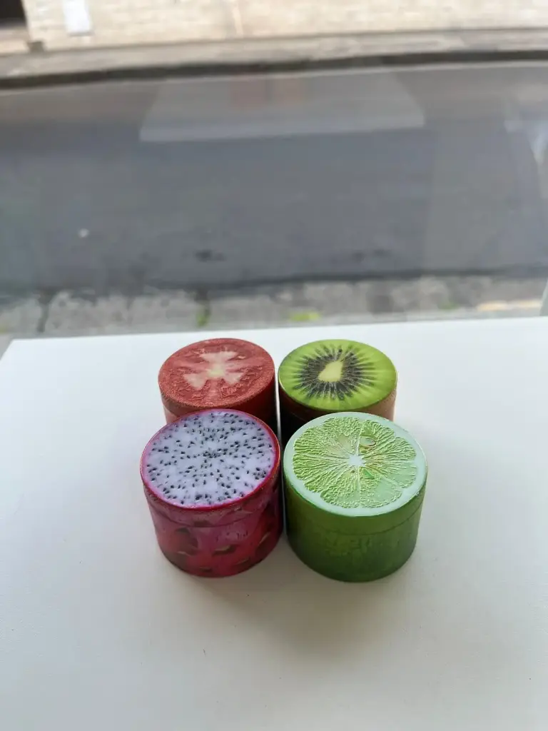 212119 PICADOR METAL FRUTAS 4PTES 