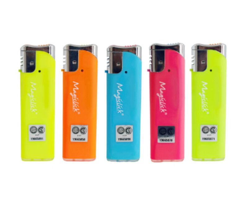 ENCENDEDOR ELECTRONICO MAGICLICK SLIDE GOMA NEON 