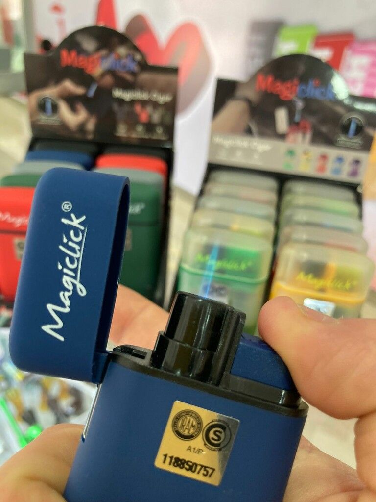 ENCENDEDOR MAGICLICK CIGAR CATALITICO OPACO/TRANSPARENTE 