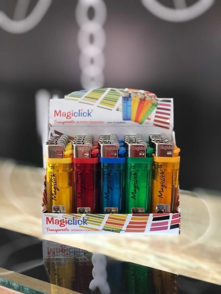 ENCENDEDOR MAGICLICK TRANSPARENTE 