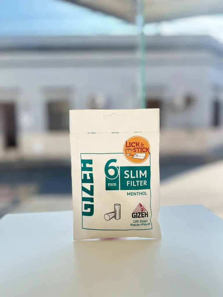 FILTRO GIZEH SLIM MENTHOL X 120 