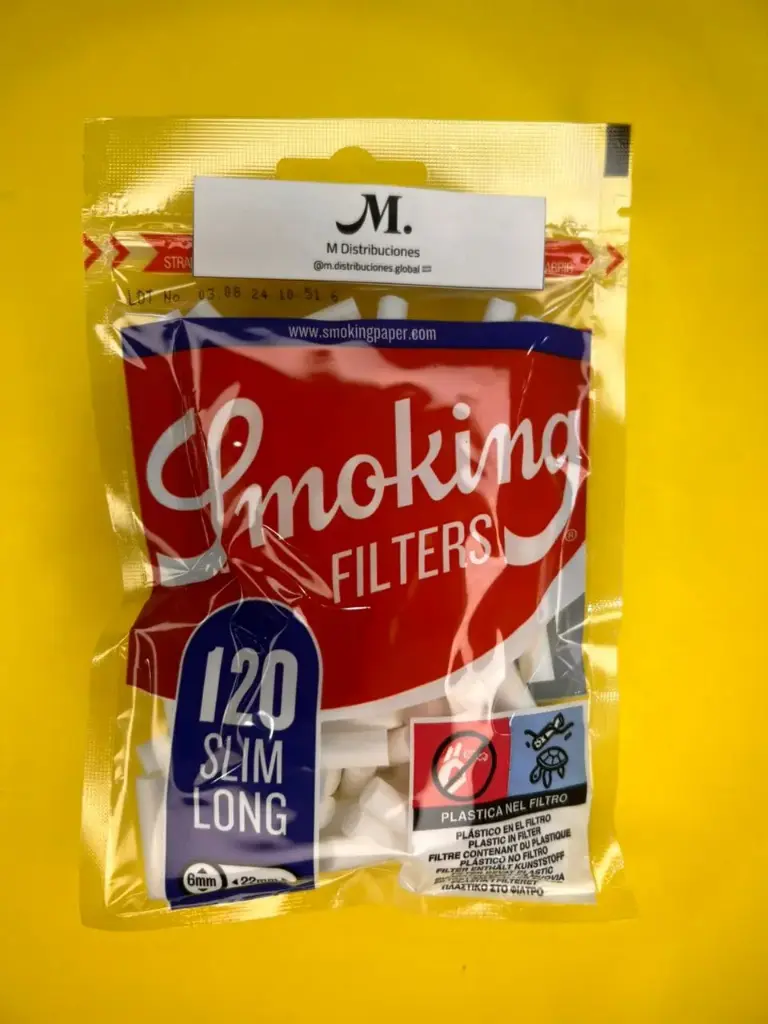 FILTRO SMOKING SLIM LONG X120 
