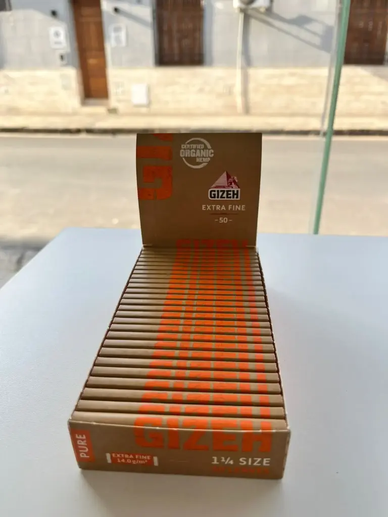 PAPEL GIZEH CAJA X 25 PURE X 78mm 