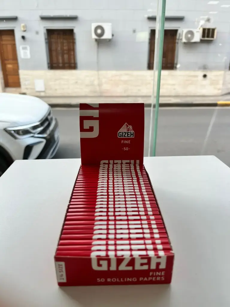 PAPEL GIZEH CAJA X 25 RED X 78mm 