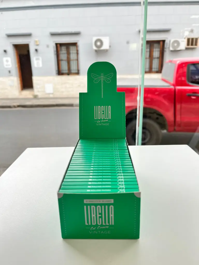 PAPEL LIBELLA VINTAGE (VERDE) CORTO 