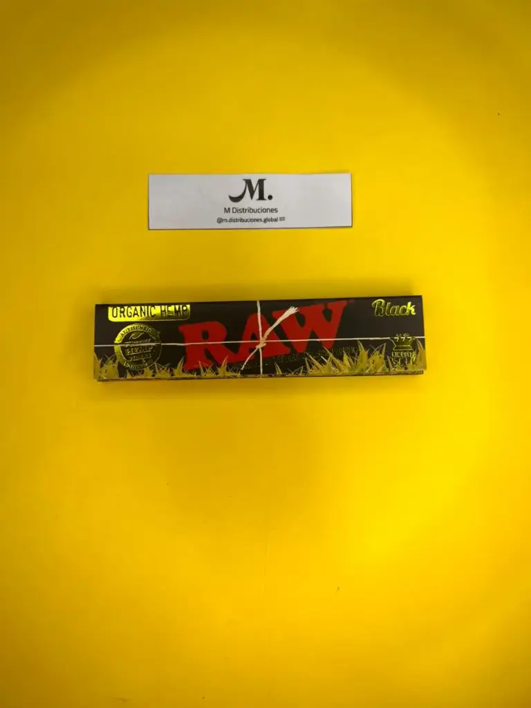 PAPEL RAW ORGANICO BLACK king size 