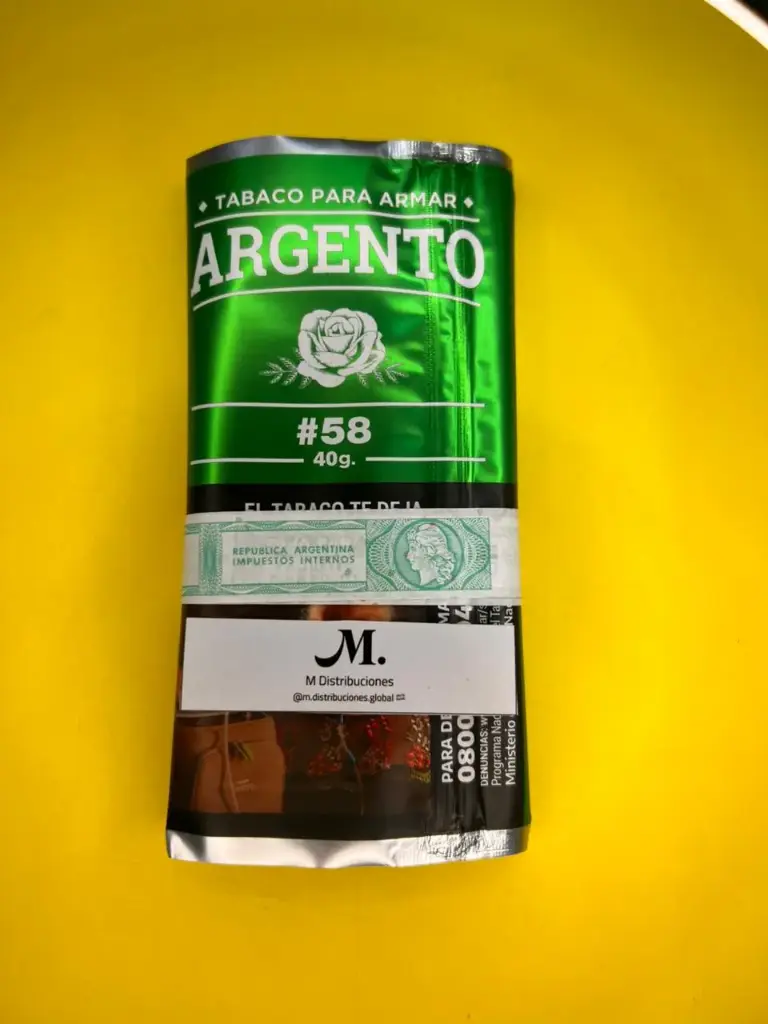 TABACO ARGENTO#58 Menta 